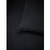 Černé saténové francouzské povlečení EMILLY - 220x200 | 70x90