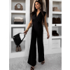Černý elegantní společenský dlouhý overal DULEMAR