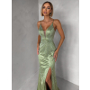 Zelenkavé plesové třpytivé luxusní šaty RAVELLE