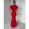 Červené společenské dlouhé šaty VELIQUE