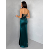 Smaragdové společenské korzetové šaty ZONTIRE