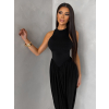 Černé společenské tvarující šaty ALYRION
