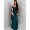 Smaragdové společenské dlouhé šaty BELUNA