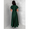 Zelené společenské jednoduché dlouhé šaty JUNADIE