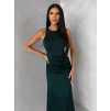 Smaragdové společenské šaty VELMORO s body