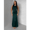 Smaragdové společenské šaty VELMORO s body