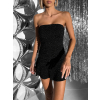 Černé mini krátké koktejlové šaty DRELANI