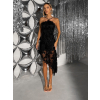 Černé společenské flitrové šaty BEMUNO