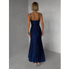 Tmavě modré společenské dlouhé šaty ALVEA