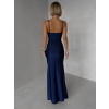Tmavě modré společenské dlouhé šaty FAYELA