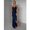 Tmavě modré společenské dlouhé šaty FAYELA