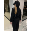 Černý luxusní dlouhý overal VELIANO