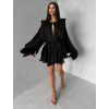 Černé elegantní koktejlové šaty DIVINE