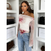 Bílý elegantní top ONDRALIS