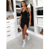 Černé krátké elastické sportovní šaty DESERT s kraťásky