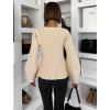 Krémová vypasovaná zavinovací tunika SINTOA