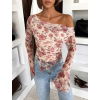 Květinový elegantní top ONDRALIS