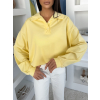 Žlutá basic stylová mikina ELVARA