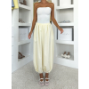 Žlutý společenský kalhotový komplet XANDORA