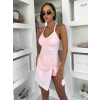 Světle růžové sportovní šaty DESERT s kraťásky