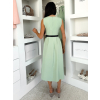 Světle zelené pouzdrové áčkové šaty GERARDYS s páskem