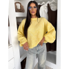 Žlutý oversize svetr MOTION