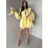 Žluté elegantní koktejlové šaty DIVINE