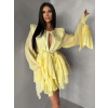 Žluté elegantní koktejlové šaty DIVINE