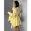 Žluté elegantní koktejlové šaty DIVINE