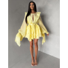 Žluté elegantní koktejlové šaty DIVINE