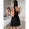 Černé elegantní áčkové krátké šaty NATIVE