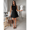 Černé elegantní áčkové krátké šaty NATIVE