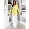 Žluté basic elegantní sako NUVIEL