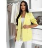 Žluté basic elegantní sako NUVIEL