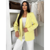 Žluté basic elegantní sako NUVIEL
