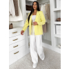 Žluté basic elegantní sako NUVIEL