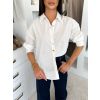 Bílá bavlněná basic košile ELUNARA