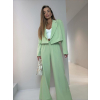 Zelený elegantní kalhotový kostým ZENYA