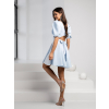 Modré elegantní krátké šaty ELENYA