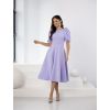 Světle fialové elegantní midi šaty VELIRA
