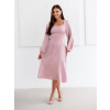 Starorůžové elegantní midi šaty MARAYA