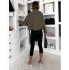 Khaki krátký trenčkot kabátek MYNTRA