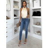 Modré slim fit skinny džíny SCENTO