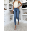Modré slim fit skinny džíny SCENTO