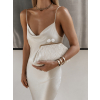 Bílá elegantní mini kabelka do ruky BELLUXE