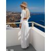 Bílá letní kalhotová souprava AMALFI