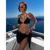 Černé dvojdílné plavky bikiny VANELLE se sukní
