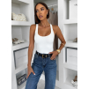 Bílé elastické basic body ELYRO