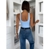 Modré elastické stahující basic body ELYRO