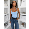 Modré elastické stahující basic body ELYRO